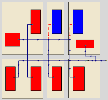 Отображение отключений на карте