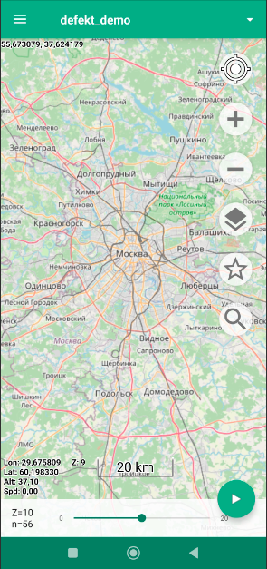 Пример скачивания карты