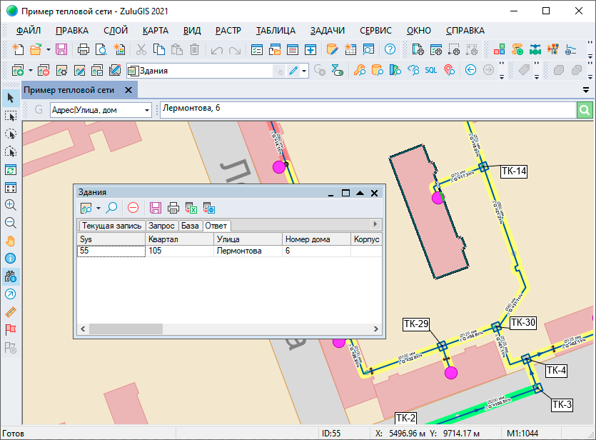 Панель быстрого поиска