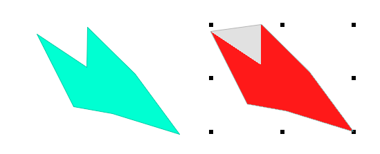 Построение вогнутой оболочки для линейных объектов, минимальная длина ребра 50 метров