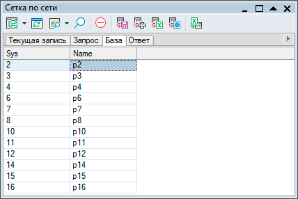 Вкладка База