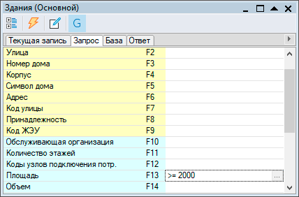 Пример создания запроса по группе
