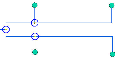 Схематичное изображение сети